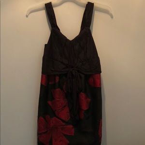 Max Studios Black and Red Formal Dress